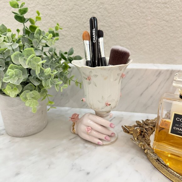 Vintage Porcelain "Hand" Vase - Picture 5 of 17